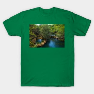 The Small Waterfalls at Martin Brod in Bosnia T-Shirt